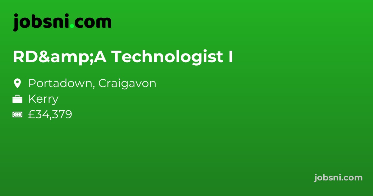 RD&A Technologist I