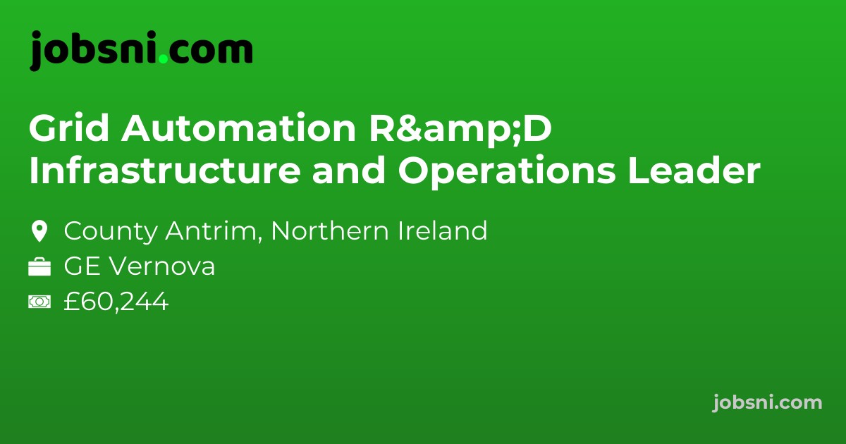 Grid Automation R&D Infrastructure and Operations Leader