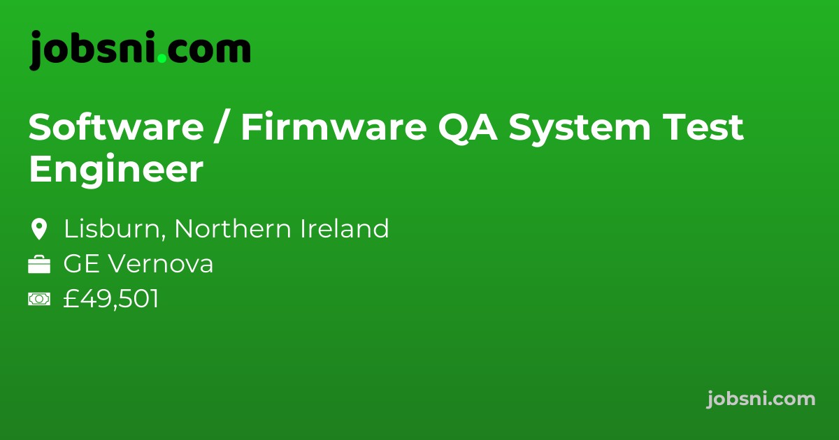 Software / Firmware QA System Test Engineer
