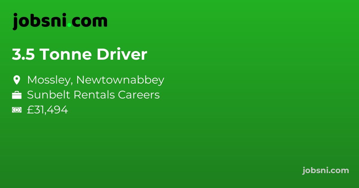 3.5 Tonne Driver