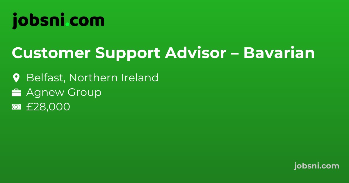 Customer Support Advisor – Bavarian