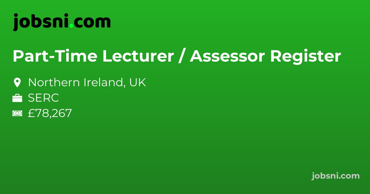 Part-Time Lecturer / Assessor Register