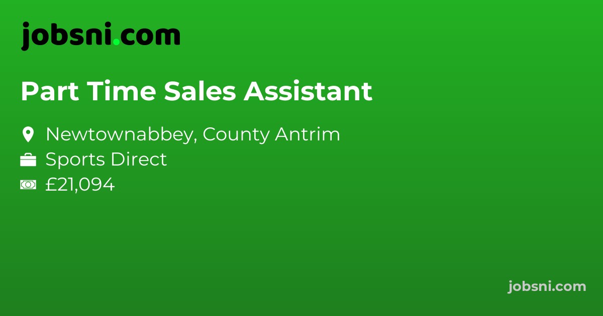 Part Time Sales Assistant