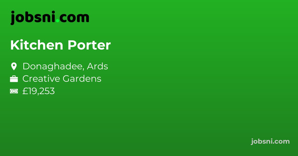 Kitchen Porter