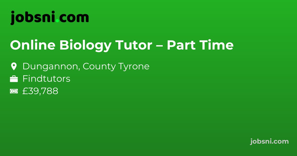 Online Biology Tutor – Part Time