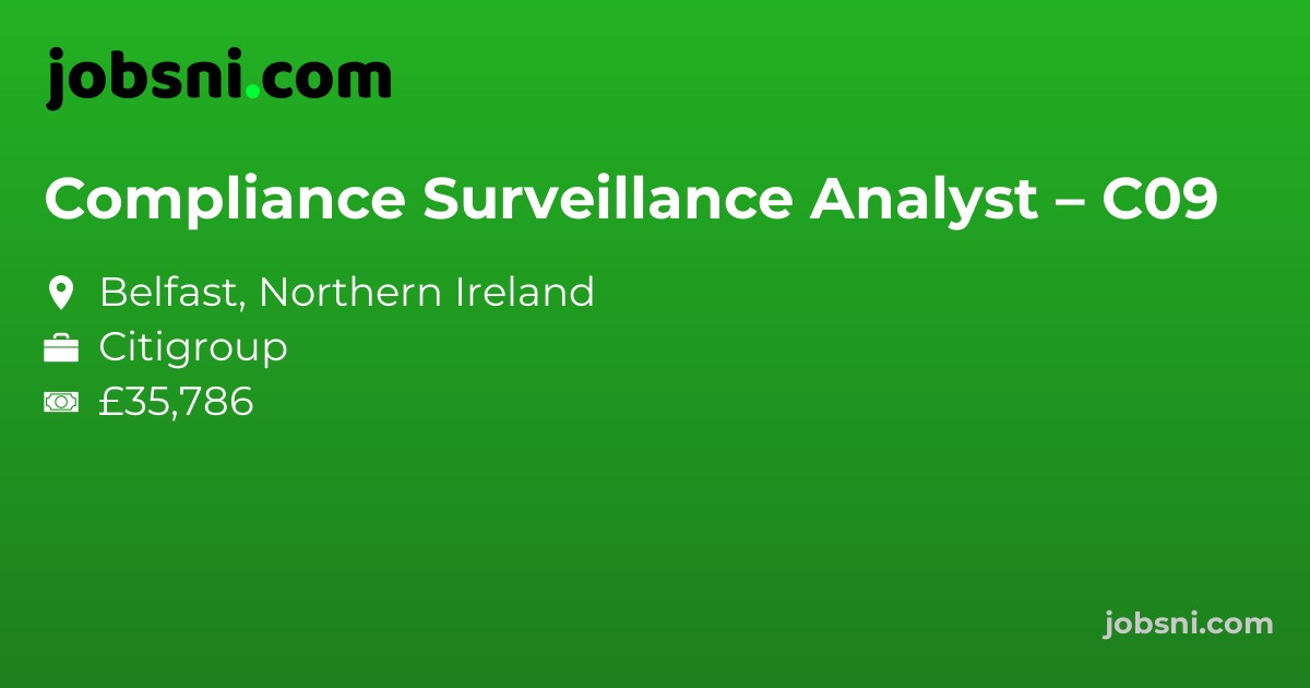 Compliance Surveillance Analyst – C09