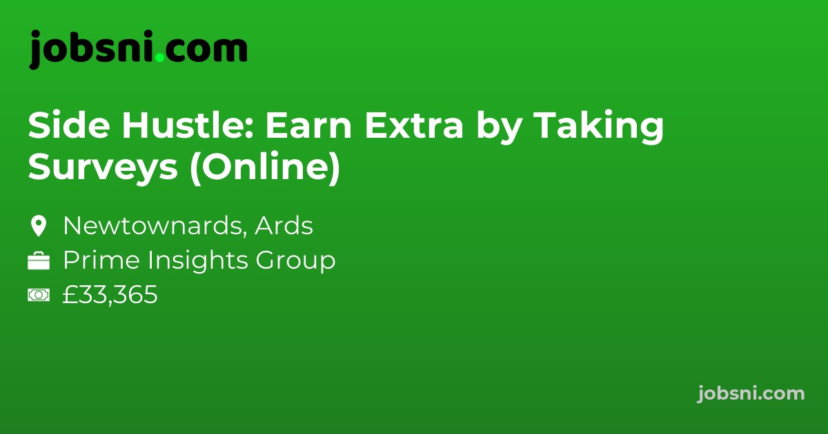 Side Hustle: Earn Extra by Taking Surveys (Online)
