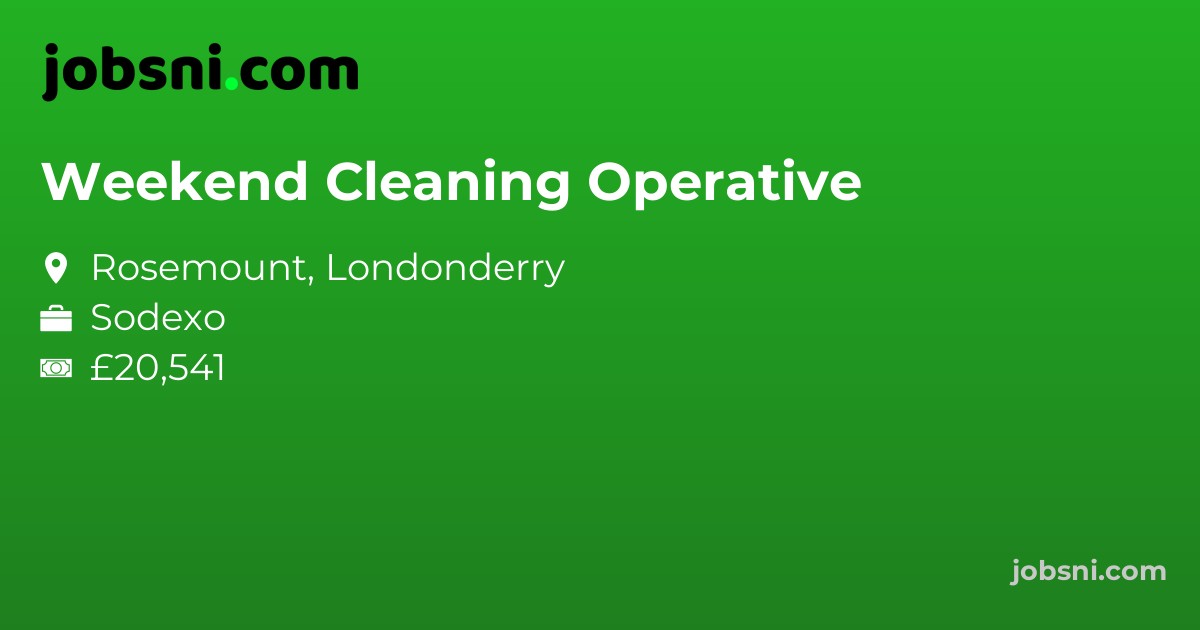 Weekend Cleaning Operative
