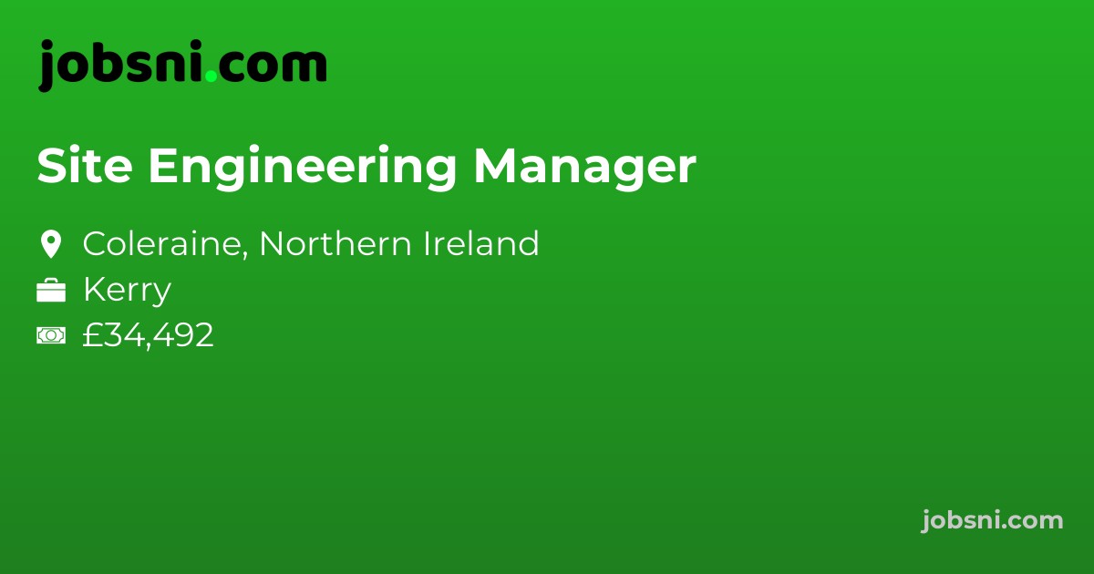 Site Engineering Manager