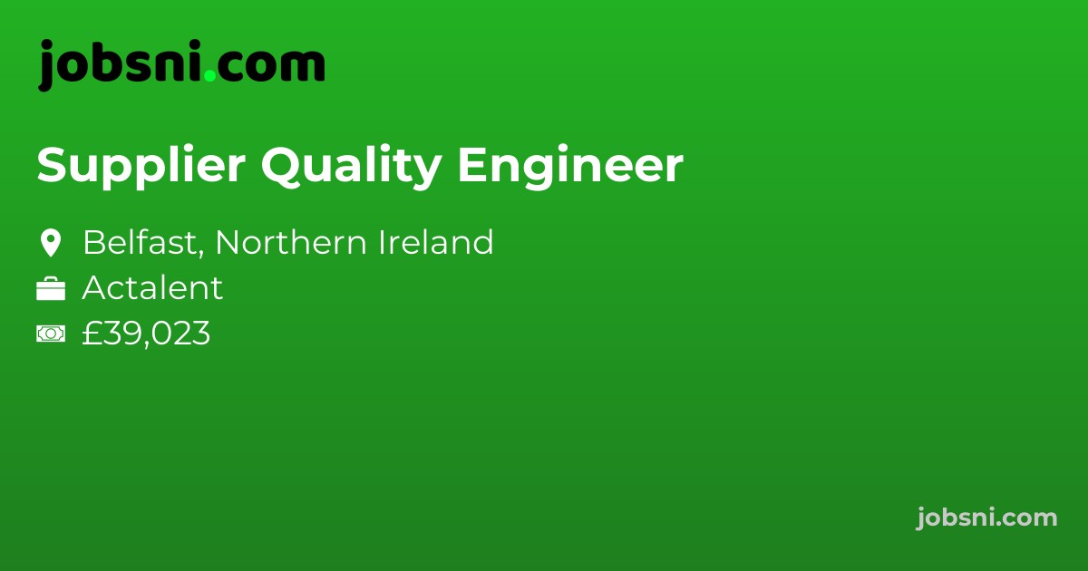 Supplier Quality Engineer