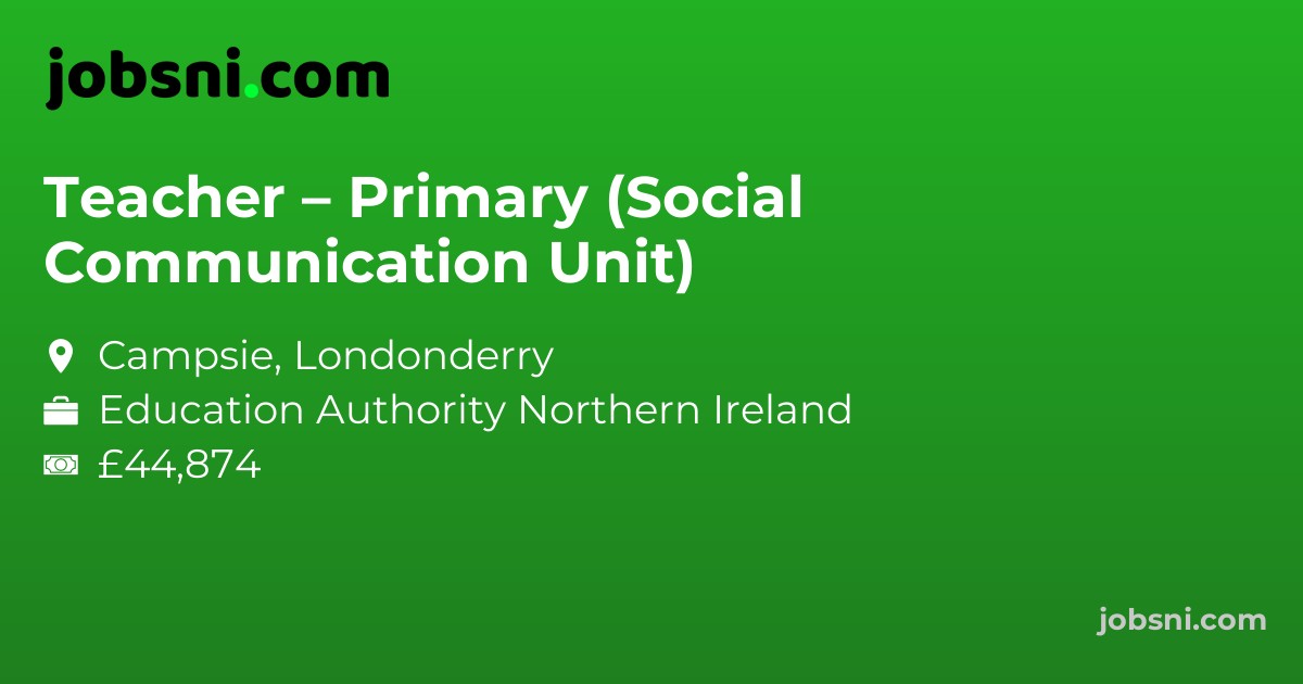 Teacher – Primary (Social Communication Unit)