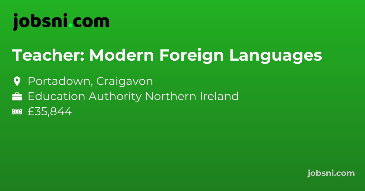 Teacher: Modern Foreign Languages