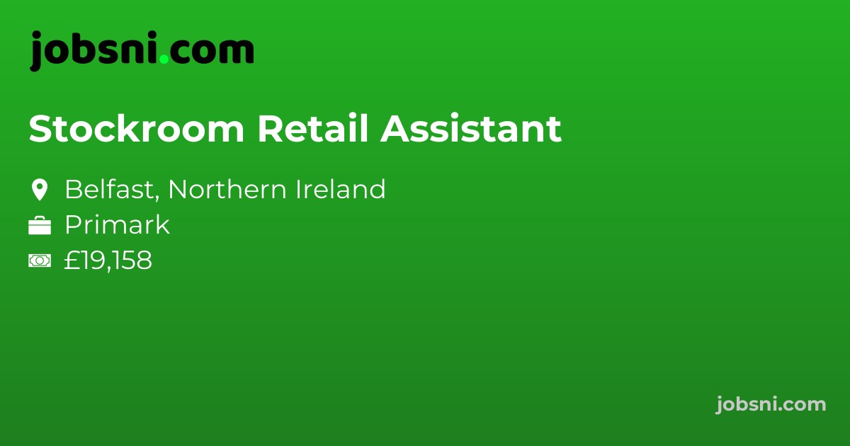Stockroom Retail Assistant