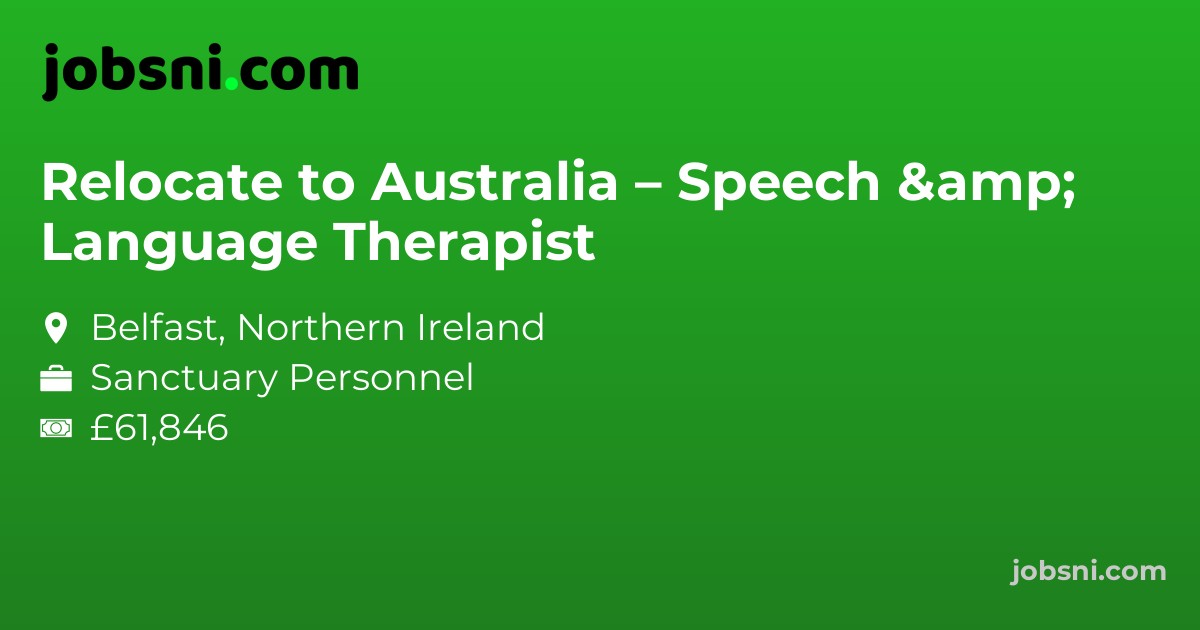 Relocate to Australia – Speech & Language Therapist
