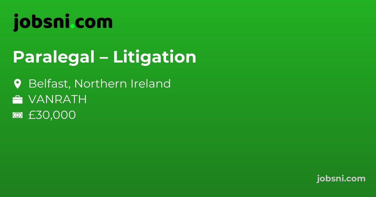 Paralegal – Litigation