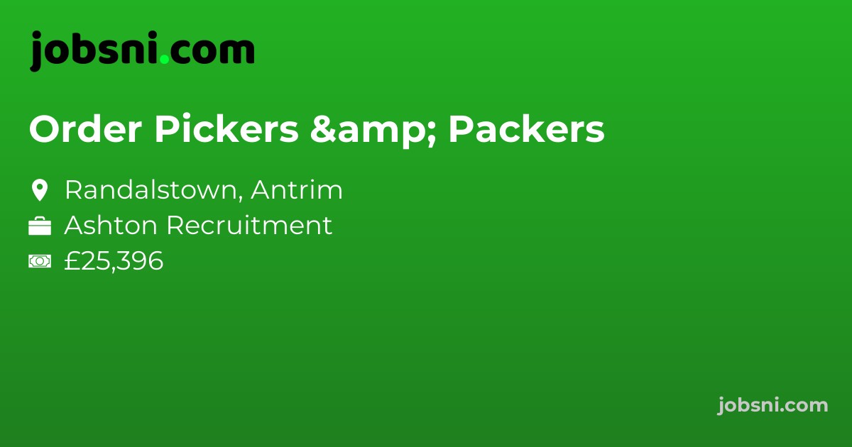 Order Pickers & Packers