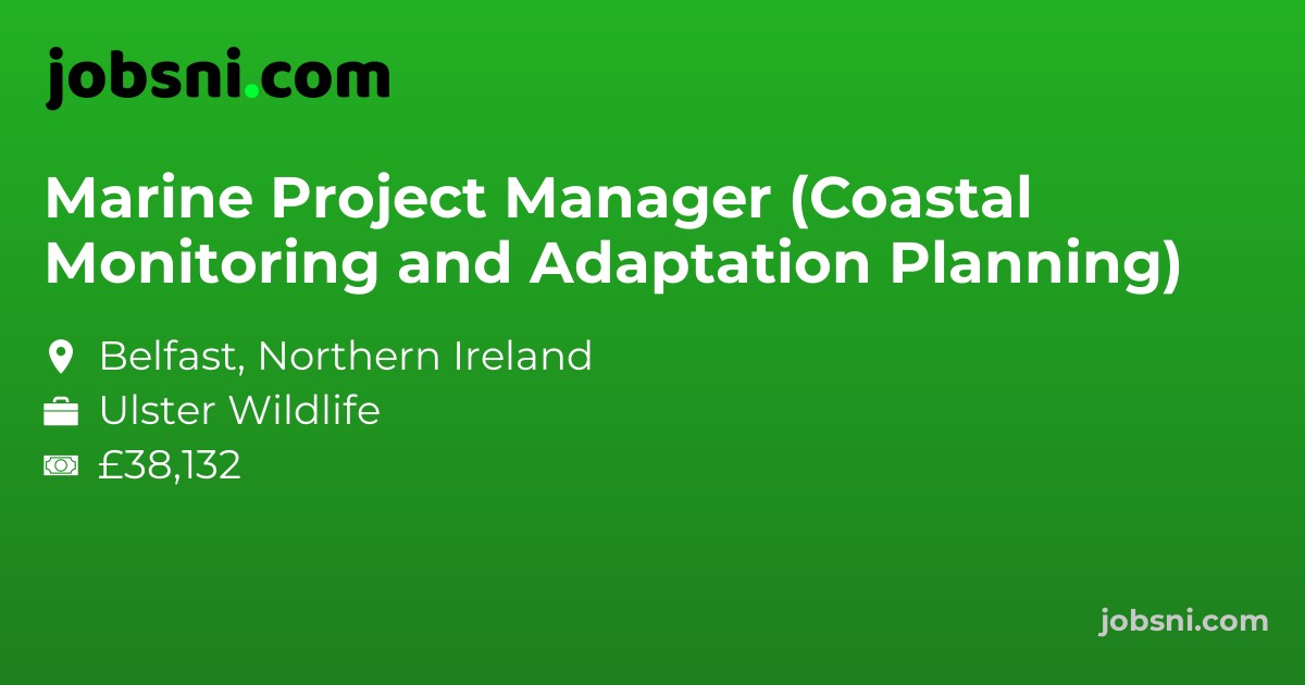 Marine Project Manager (Coastal Monitoring and Adaptation Planning)