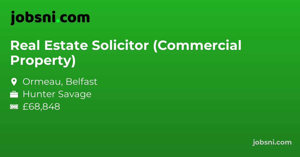 Real Estate Solicitor (Commercial Property)