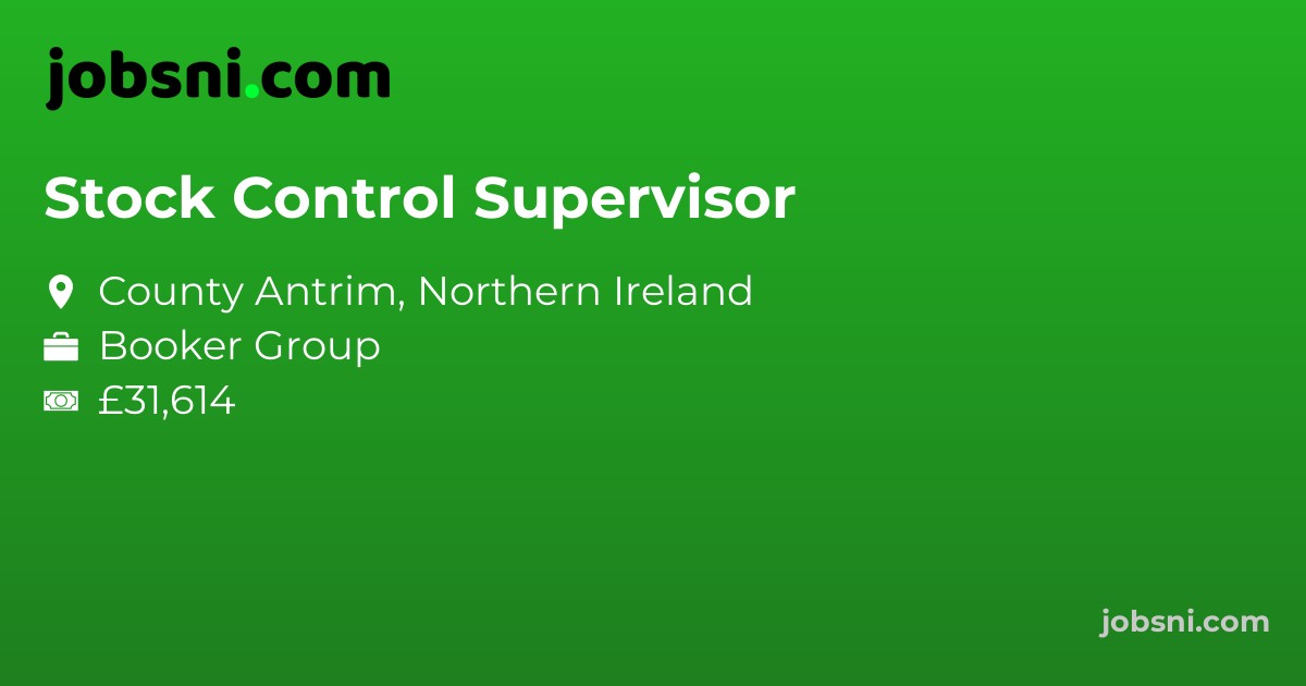 Stock Control Supervisor