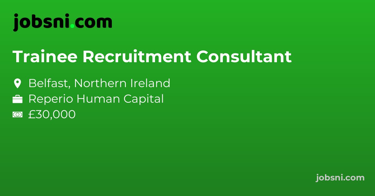 Trainee Recruitment Consultant