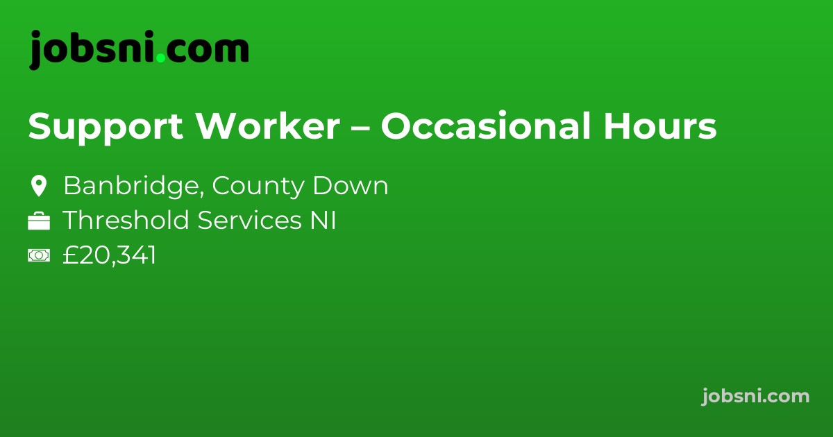 Support Worker – Occasional Hours