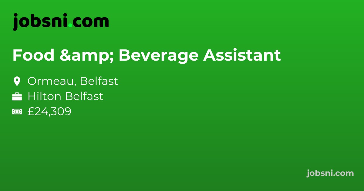 Food & Beverage Assistant