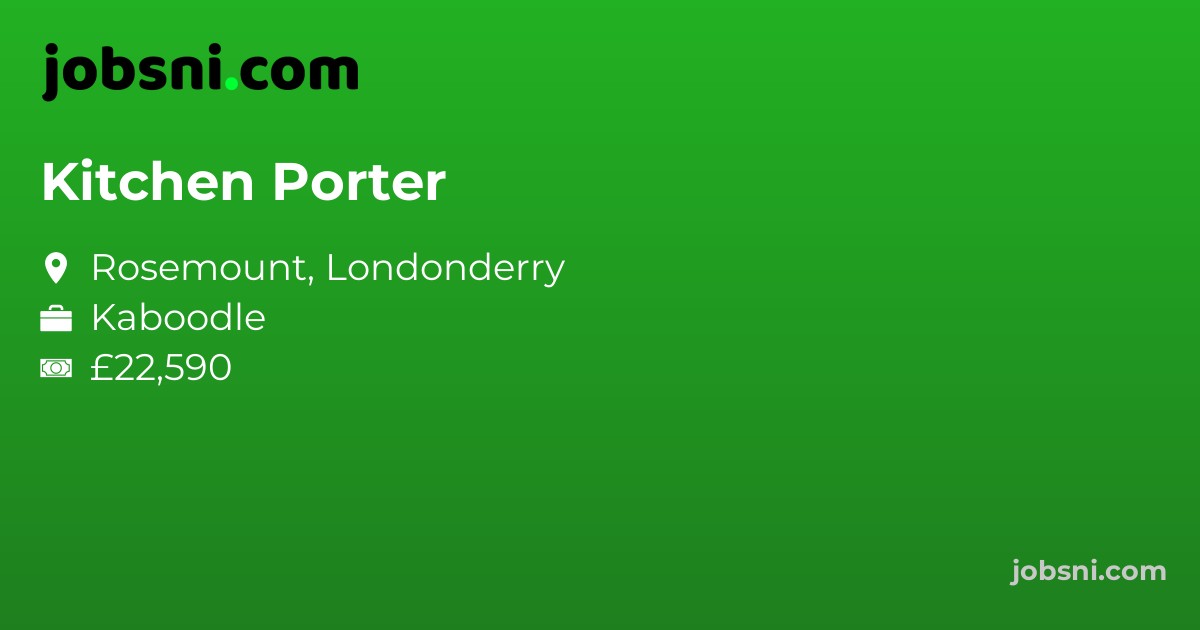 Kitchen Porter