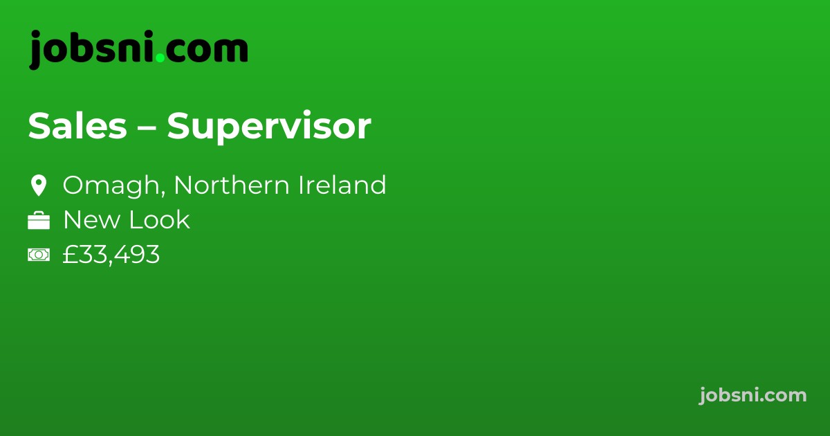 Sales – Supervisor