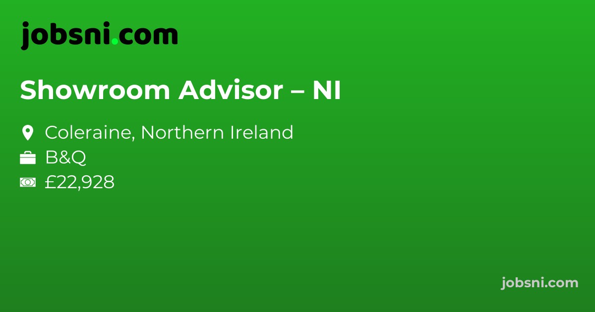 Showroom Advisor – NI