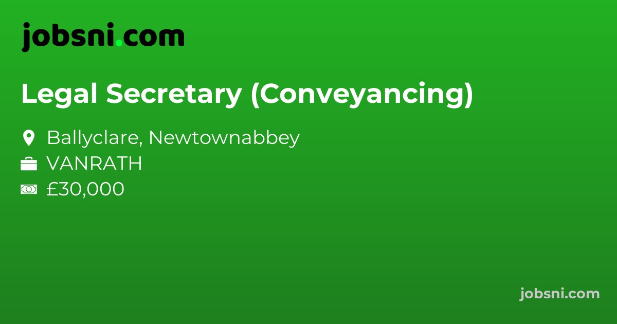 Legal Secretary (Conveyancing)