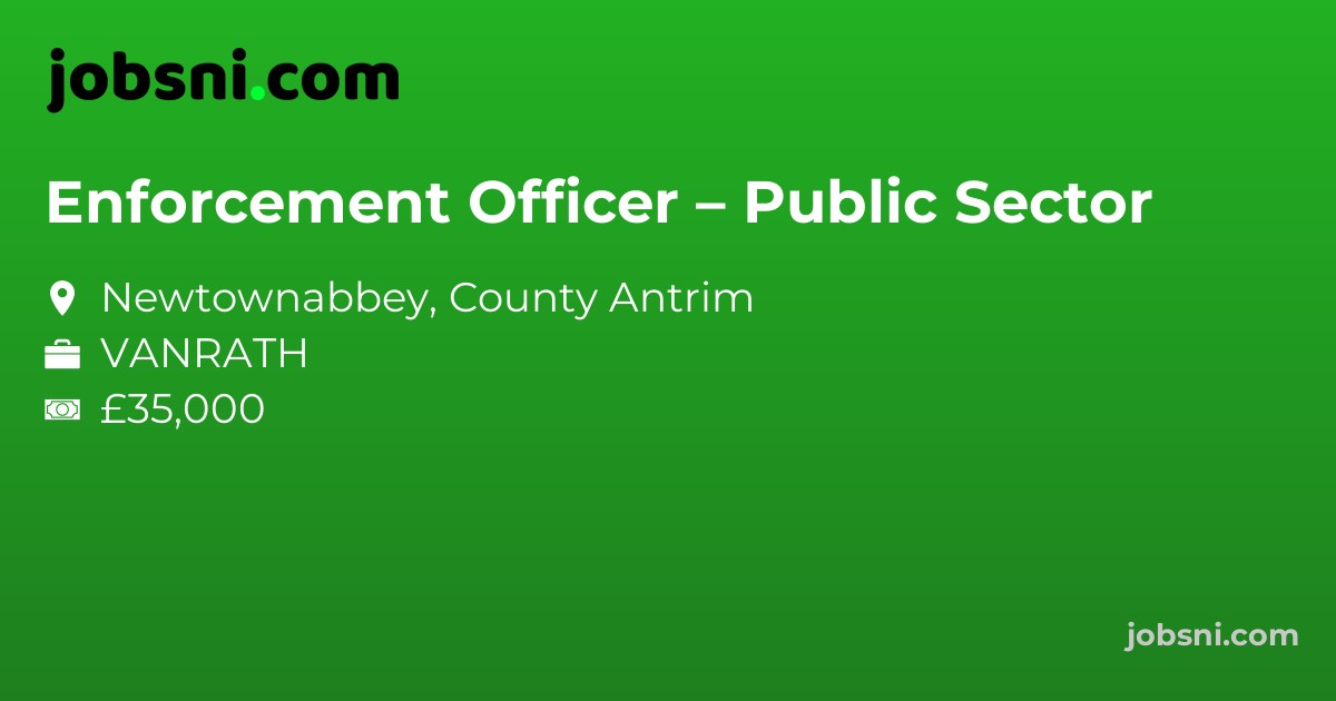 Enforcement Officer – Public Sector
