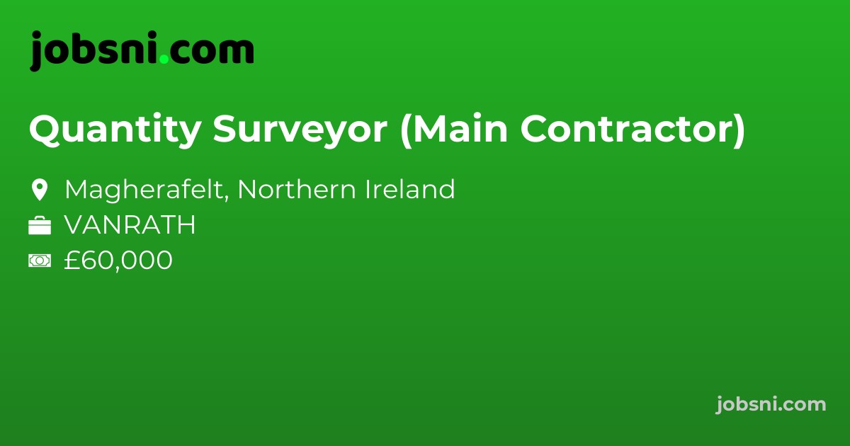 Quantity Surveyor (Main Contractor)