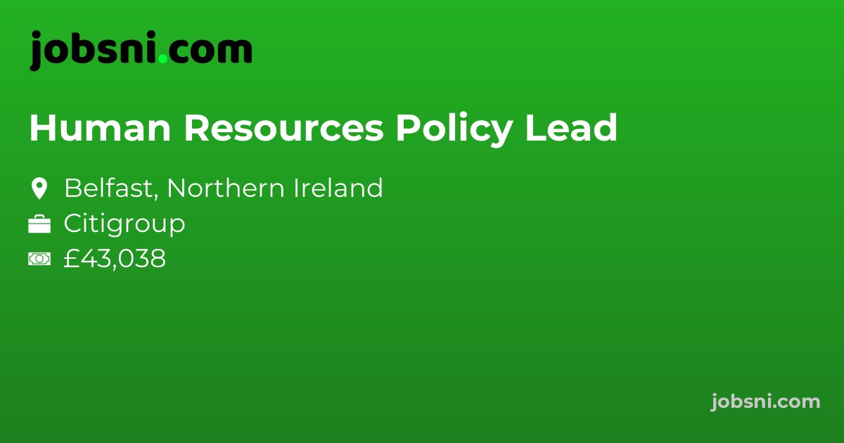 Human Resources Policy Lead