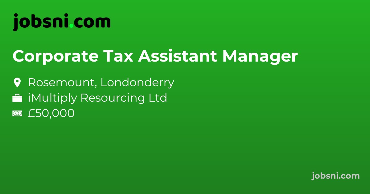 Corporate Tax Assistant Manager