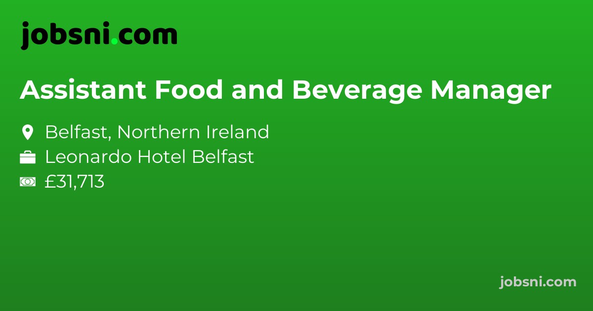 Assistant Food and Beverage Manager