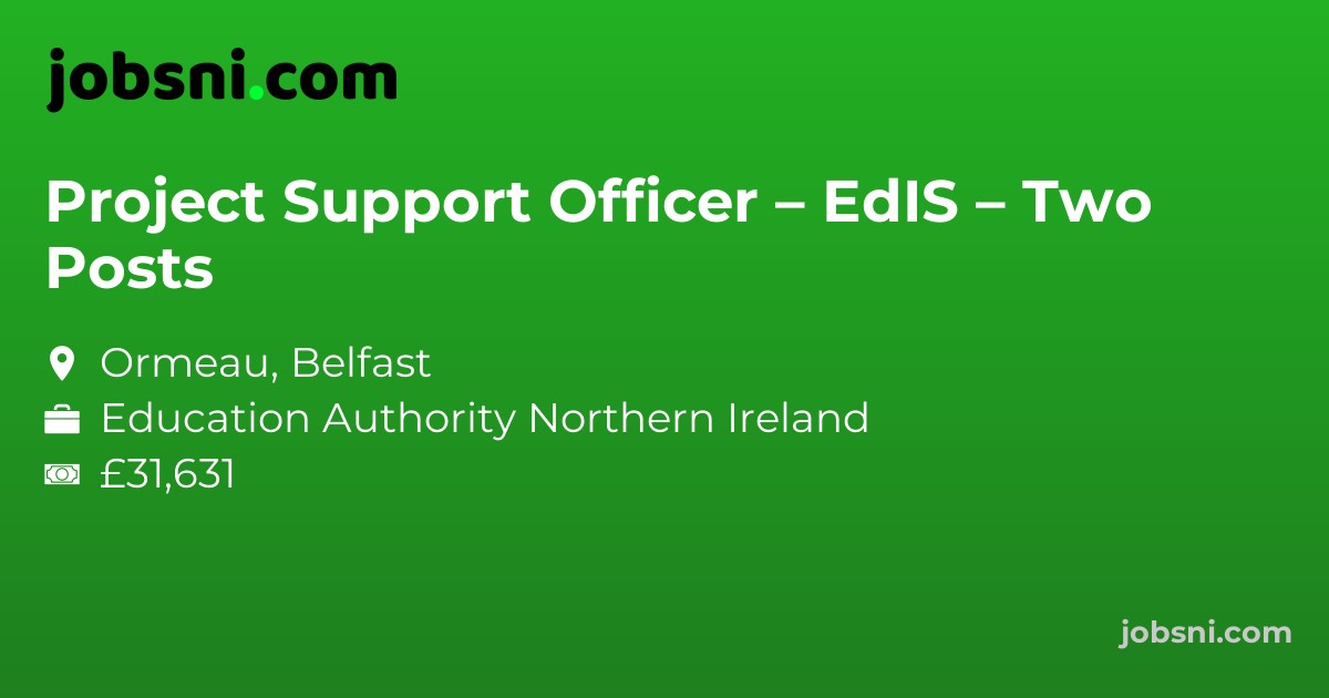 Project Support Officer – EdIS – Two Posts
