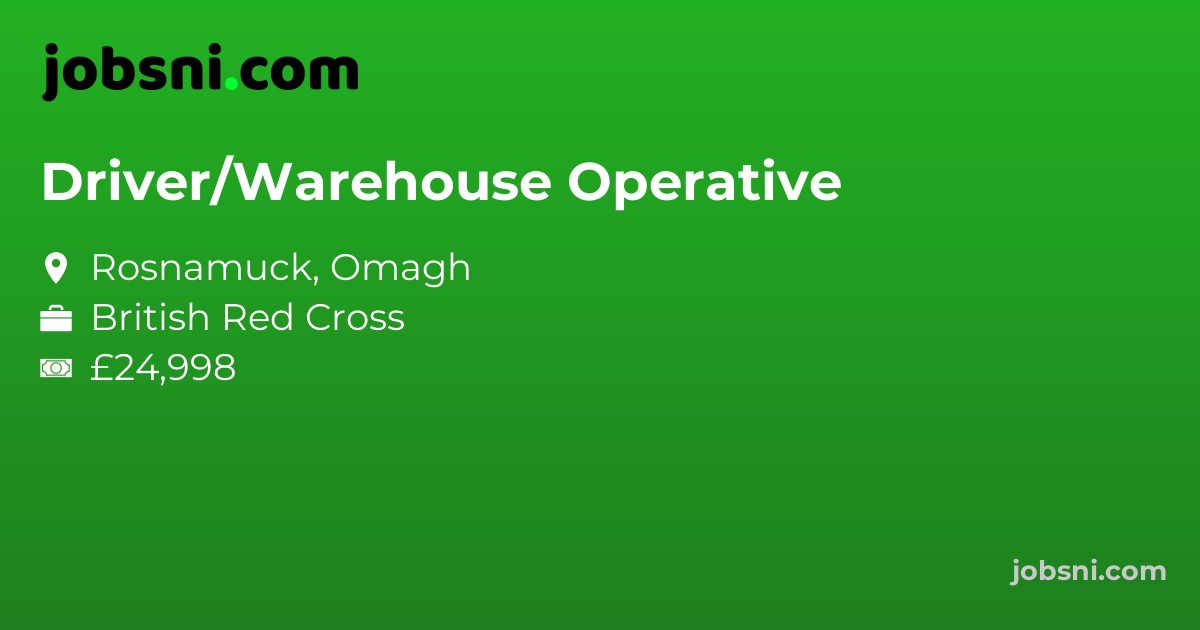Driver/Warehouse Operative