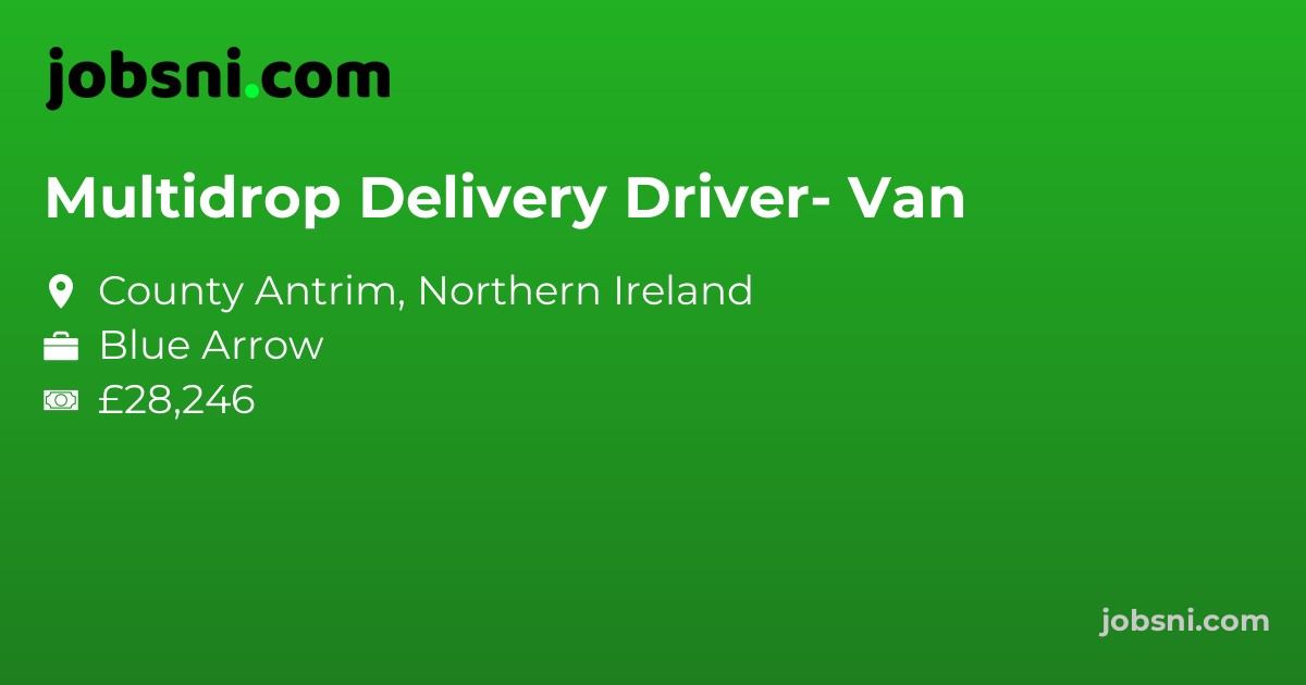 Multidrop Delivery Driver- Van