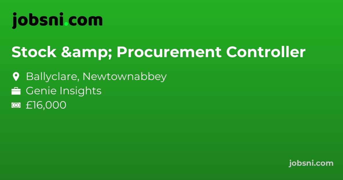 Stock & Procurement Controller