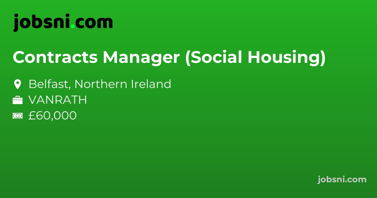 Contracts Manager (Social Housing)