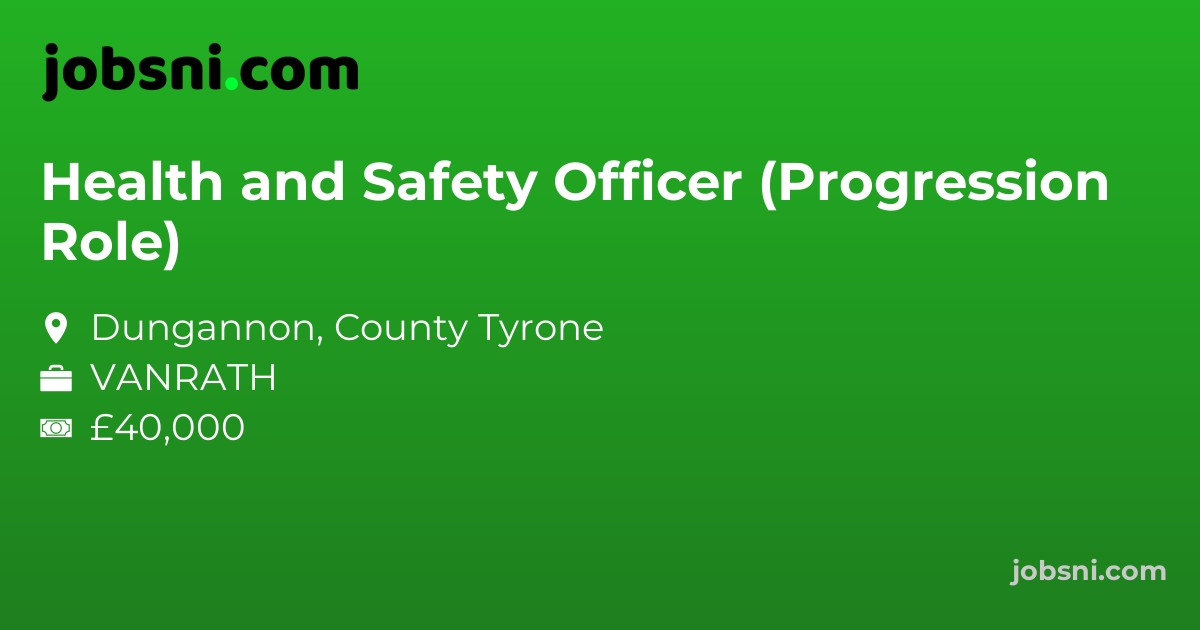 Health and Safety Officer (Progression Role)