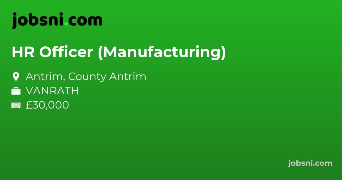 HR Officer (Manufacturing)