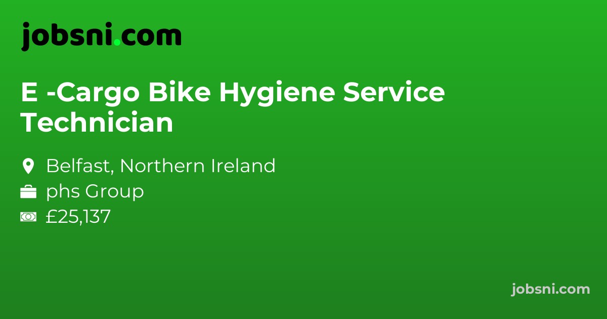 E -Cargo Bike Hygiene Service Technician