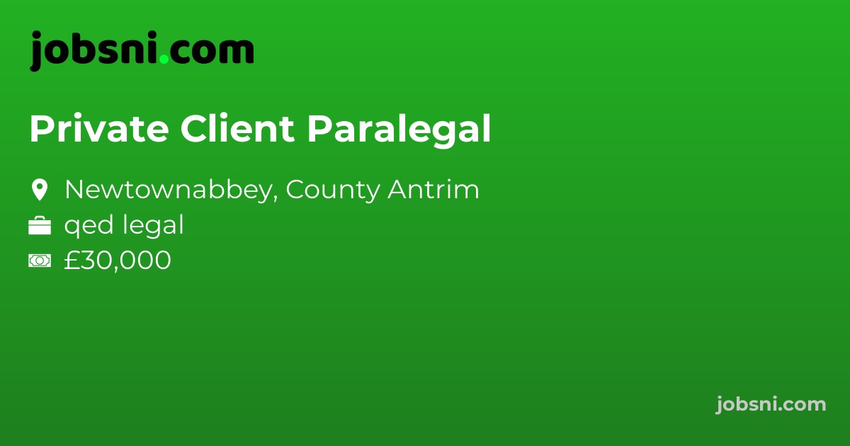 Private Client Paralegal