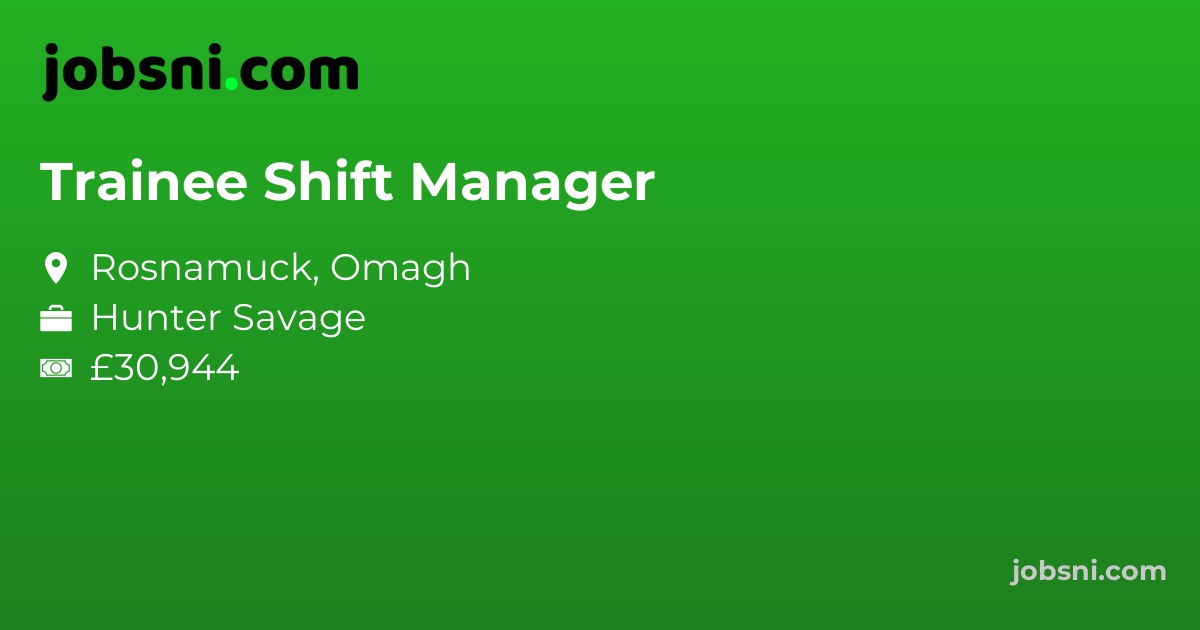 Trainee Shift Manager