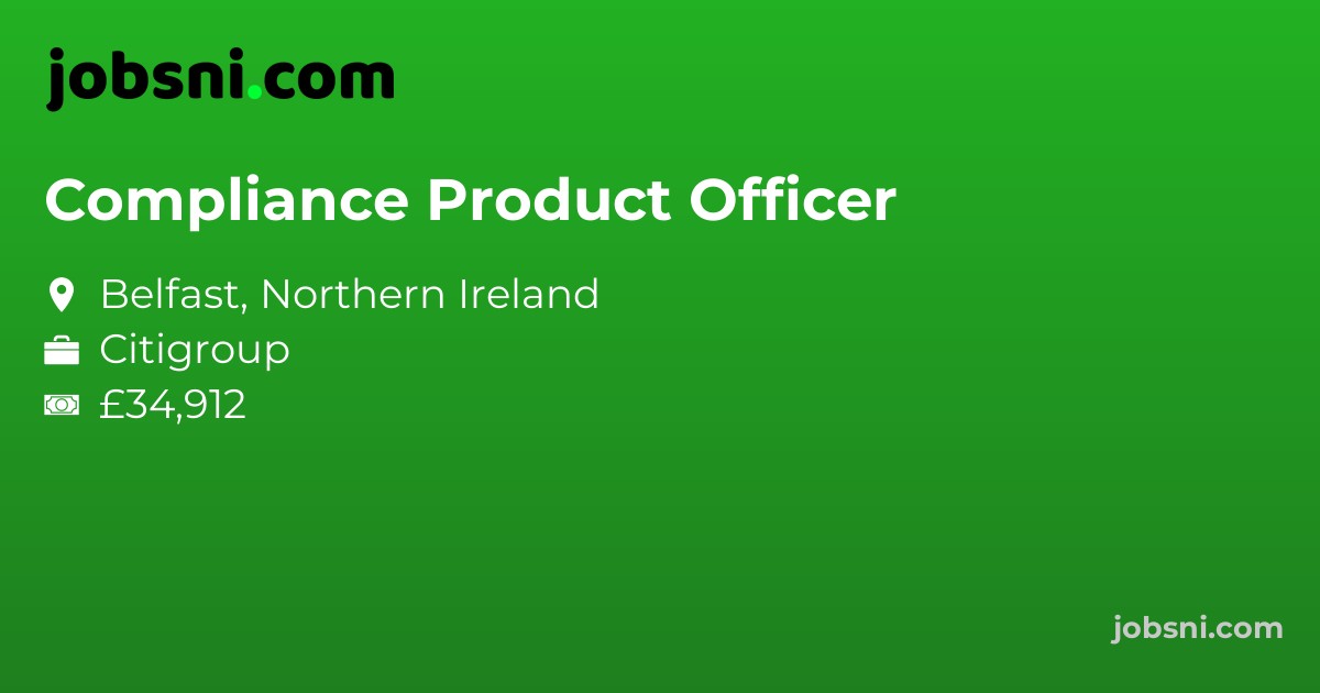 Compliance Product Officer