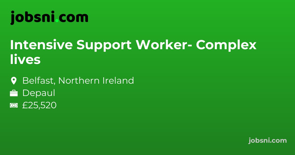 Intensive Support Worker- Complex lives