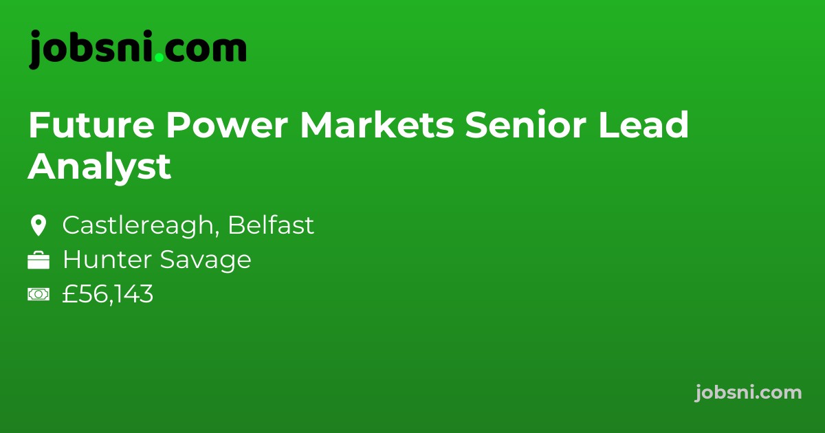 Future Power Markets Senior Lead Analyst