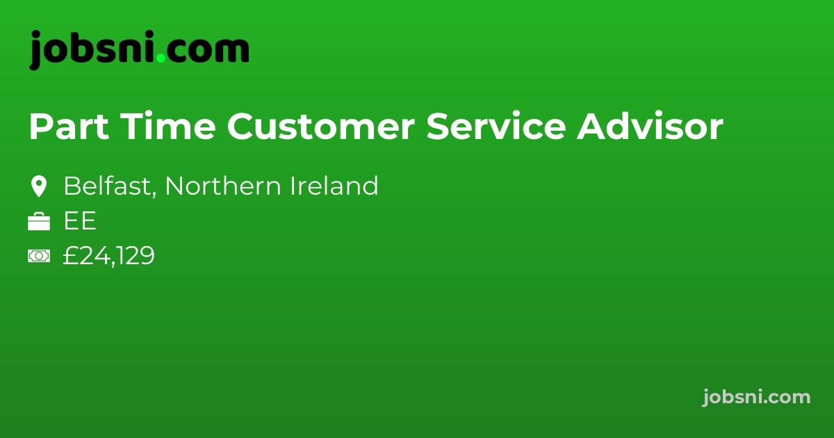 Part Time Customer Service Advisor