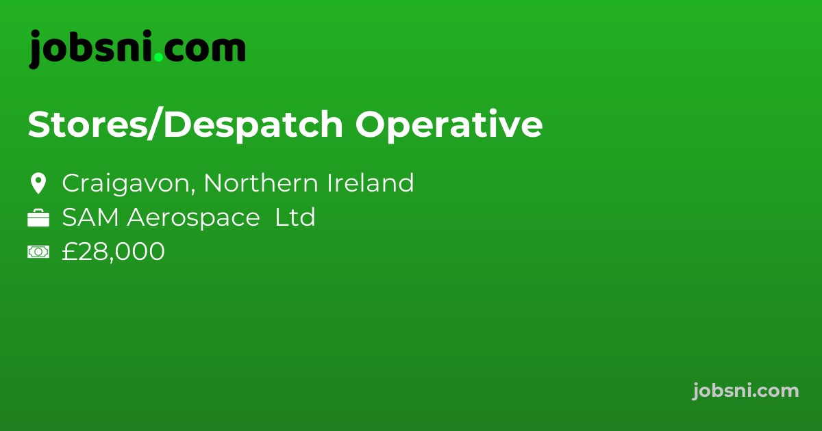 Stores/Despatch Operative
